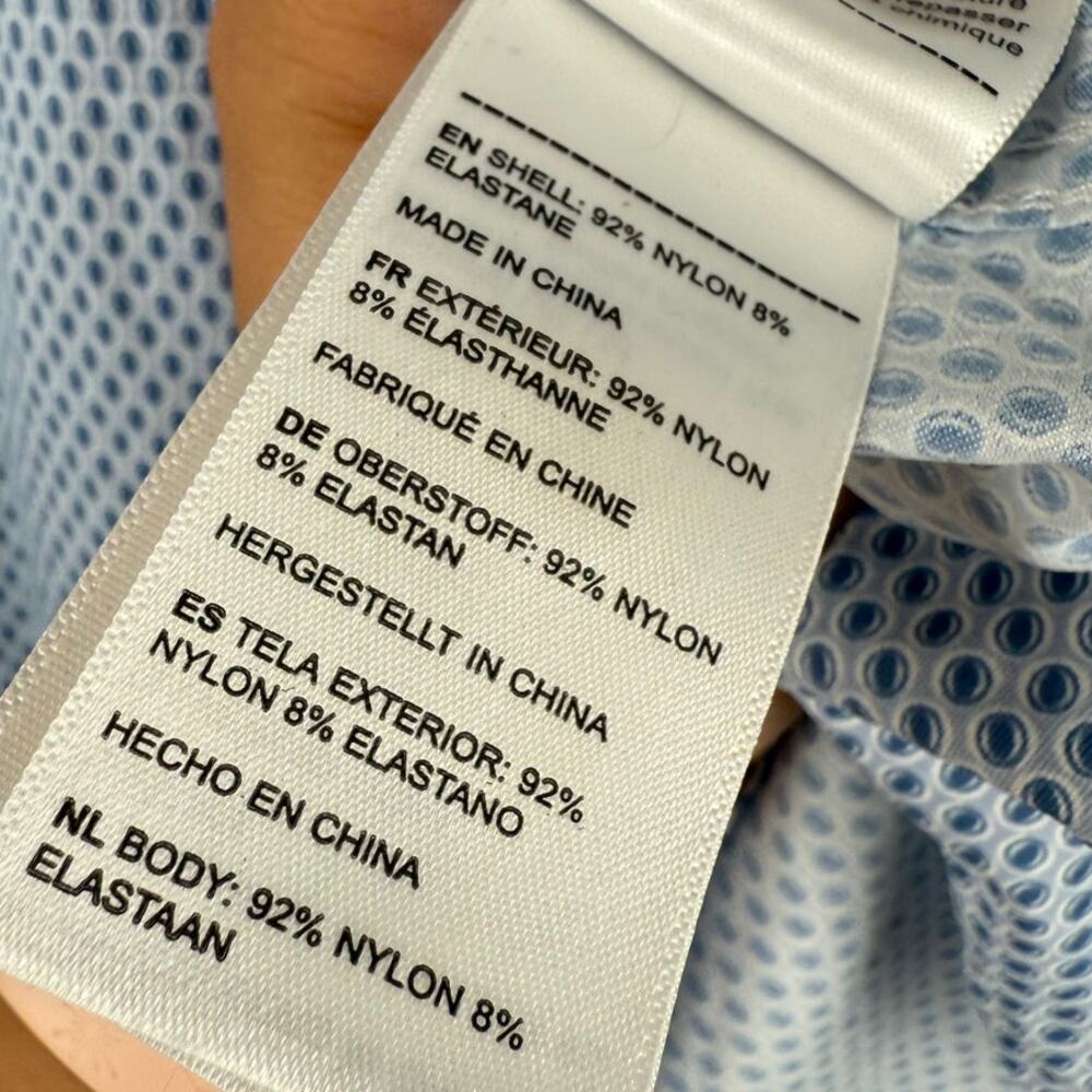 Untuckit Blue Patterned Button Down Short Sleeve … - image 5